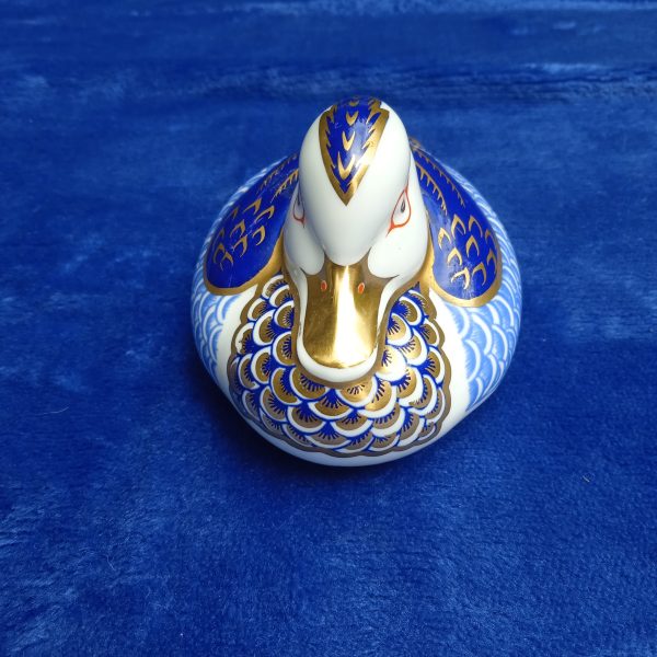 A Royal Crown Derby "Duck" Paperweight, Gold Stopper. SOLD.