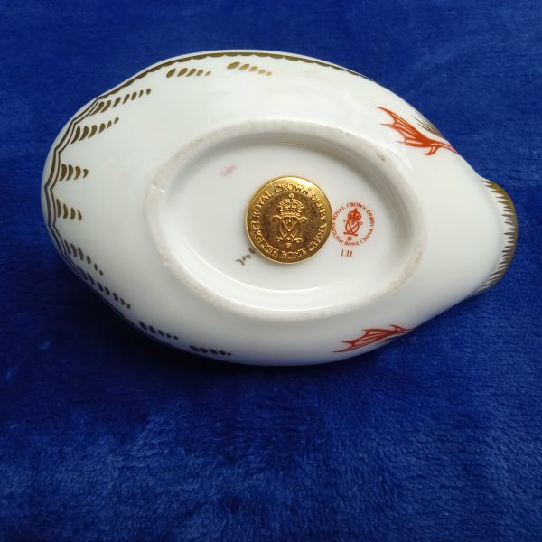 A Royal Crown Derby "Duck" Paperweight, Gold Stopper. SOLD.