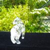 Swarovski Silver Crystal Retired "Woodland Friends" Large Wolf. No 207549. Boxed. SOLD.