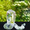 Swarovski Silver Crystal 243979 Retired "African Wildlife" Cobra. Boxed. SOLD.