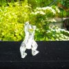 Swarovski Silver Crystal no 210460 "African Wildlife" Lion Cub. Boxed.