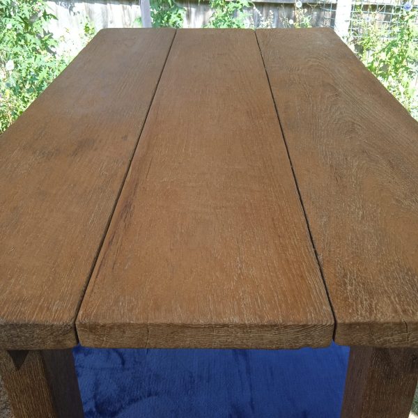 Vintage Oak Rustic Table. SOLD.