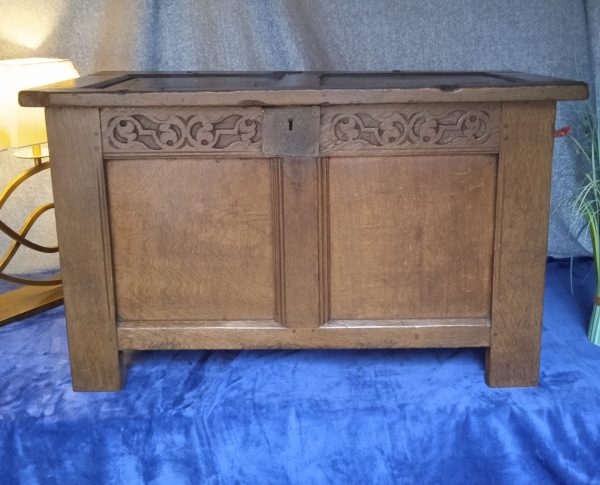 18th Century Oak Coffer. SOLD.