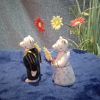 Royal Crown Derby Bride & Groom Tear Bears Boxed. SOLD