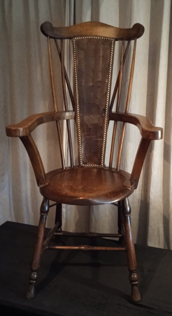 Antique 19th Century Oak" Goldsmiths Style" Windsor Stick Back Chair. C1830/50. SOLD.