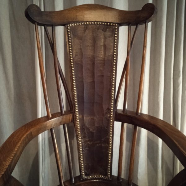Antique 19th Century Oak" Goldsmiths Style" Windsor Stick Back Chair. C1830/50. SOLD.
