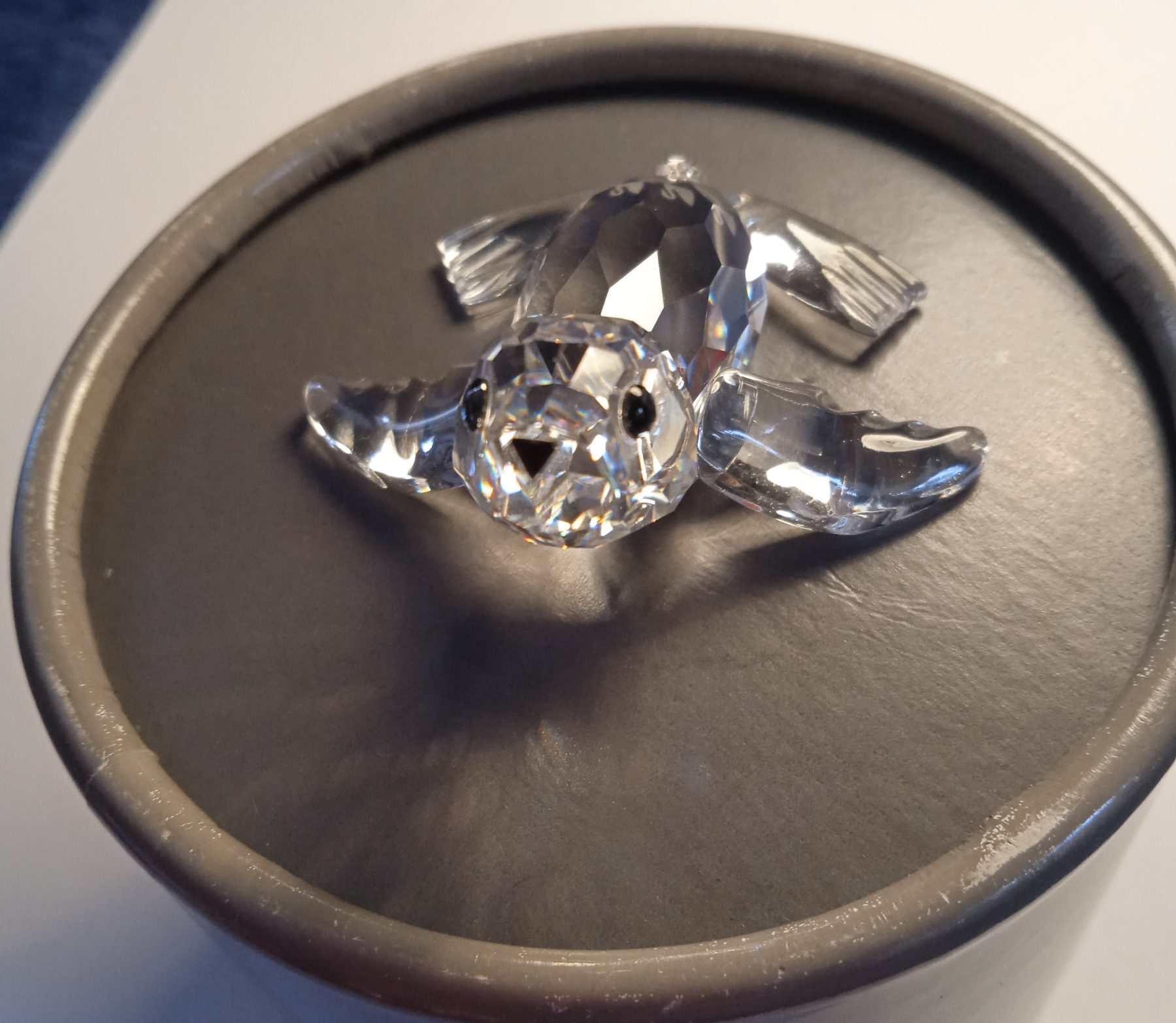 Swarovski Crystal "Aquatics Worlds" Retired Baby Sealion. Boxed. SOLD