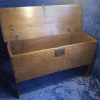 C18TH ( Circa 1720) Carved Oak Six Plank Coffer. SOLD.