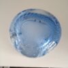 Vintage Murano Blue Bubble Glass Ashtray.